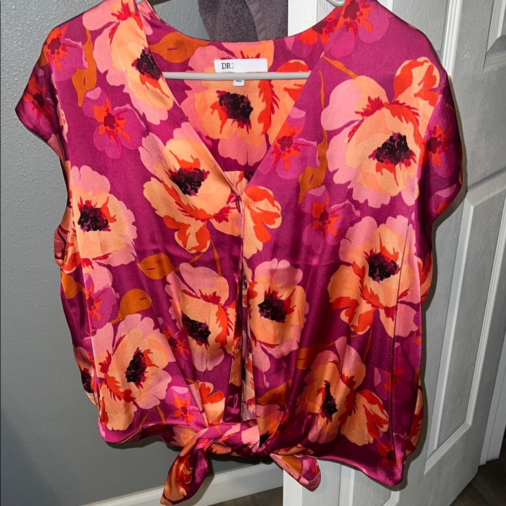Floral Pink Top